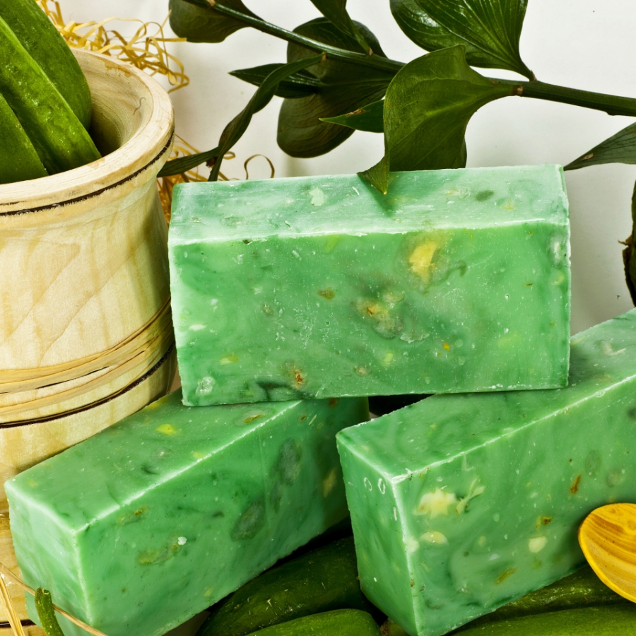 Yağlı Ciltler - Argan Salatalık Çiçeği Sabun