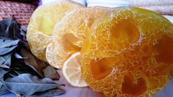 Argan Lifli ve Gliserinli Limon Sabun